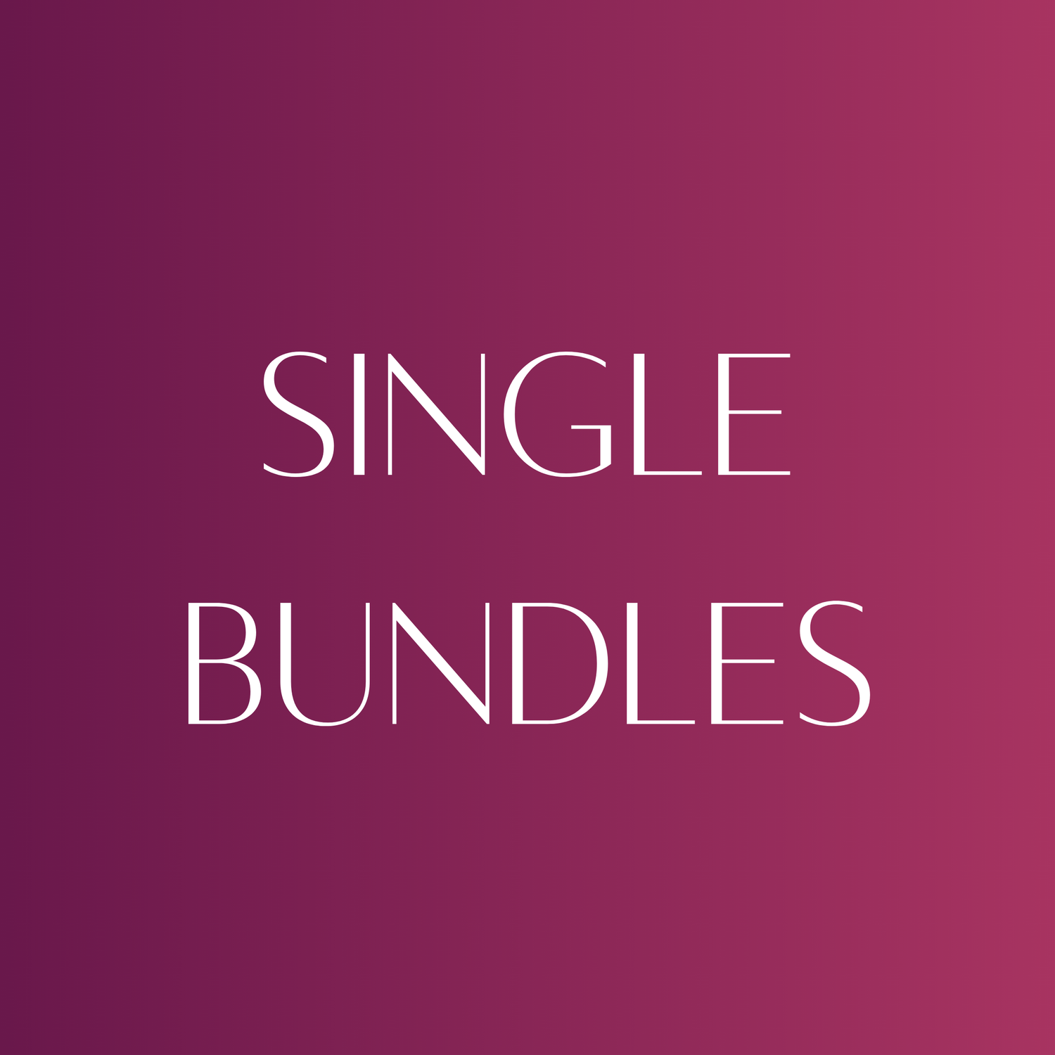 Single Bundles